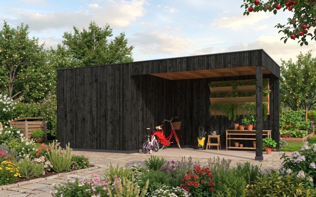 Overkapping als bouwpakket of van eigen hout op maat?
