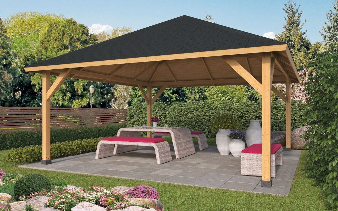 Dakbedekking voor een overkapping: EPDM, dakplaten of shingles