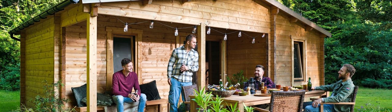 Een tuinhuis of blokhut kiezen