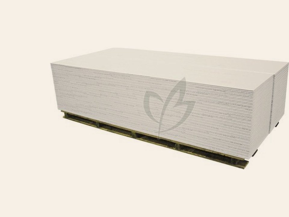 Gipsplaat 9,5mm x 60 × 360 cm