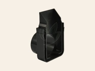 Drain 65/100 eindplaat met horizontale uitloop dia 50 mm