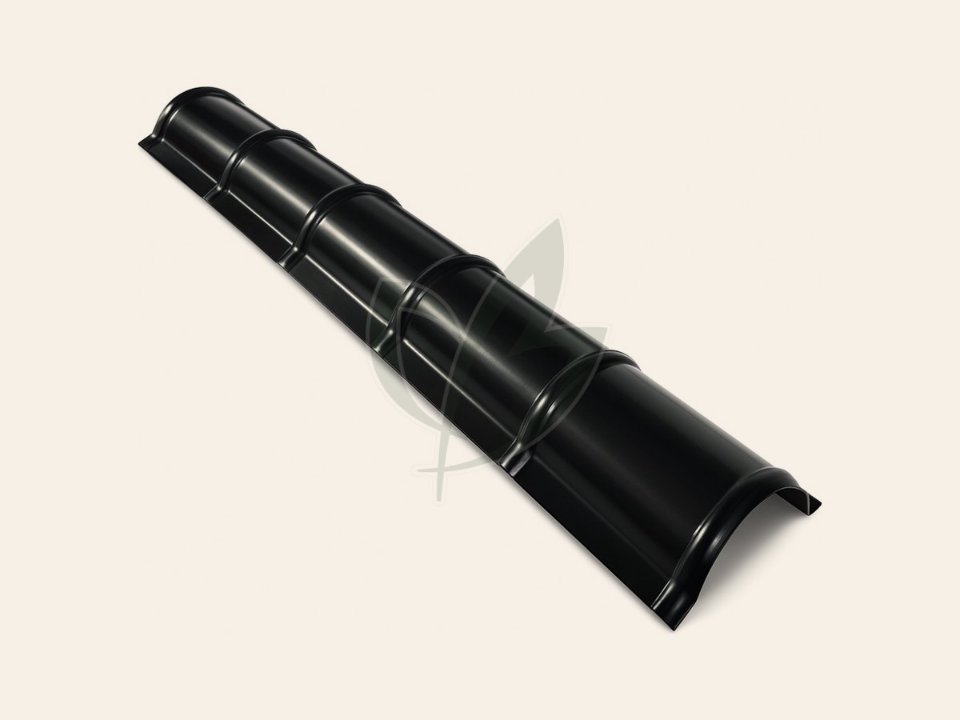 Vorstpan profiel nok zwart 19,5 × 19,5 × 230 cm