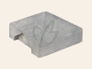 Afdekkap Beton Wit/Grijs
