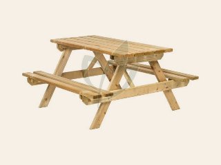 Kinderpicknicktafel geschaafd Geïmpregneerd