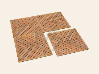 Mozaïek Tuintegel Bangkirai Pontianak 3,0 × 100,0 × 100 cm