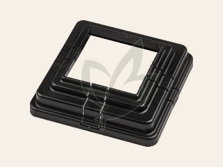 Afdekkap schuttingpaal Aluminium