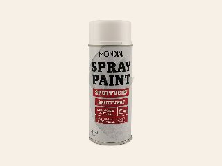 Mondial Spray Paint Ral 9010 Zijdeglans Wit 400 m