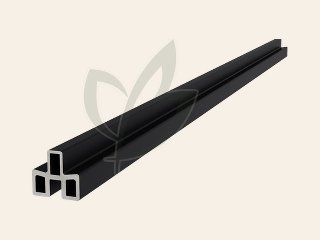 Aluminium frameset voor triple schermplanken zwart