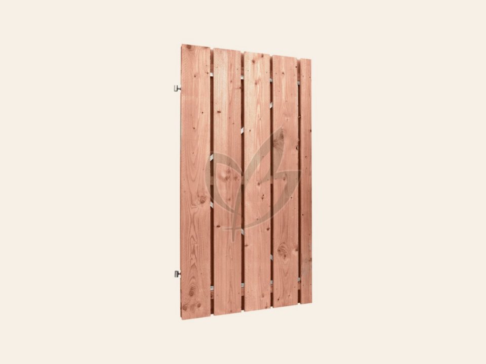 Douglas Tuindeur op stalen frame Fijnbezaagd 100 × 190 cm