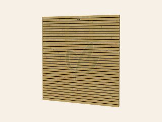 Tuinscherm Elan Excellent, 180 × 180 cm, groen geïmpregneerd