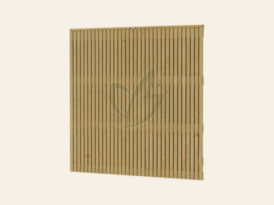 Tuinscherm Verticaal Elan Excellent, 180 × 180 cm, groen geïmpregneerd