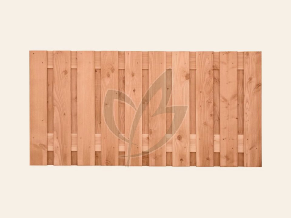 Douglas scherm 21-planks 90 × 180 cm