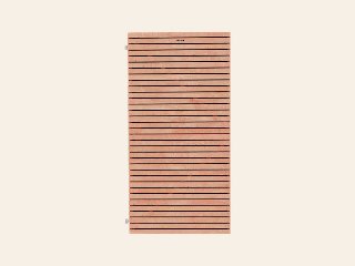 Tuindeur Stalen frame Elan Stalen frame 100 x 180cm Lariks / Douglas