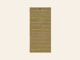 Tuindeur Stalen frame Elan 100 x 180cm Geïmpregneerd