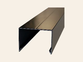Afdekkap zwart Alu, 45 x 61 mm sponning 51 mm