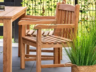 Teak blokstoel Birmingham