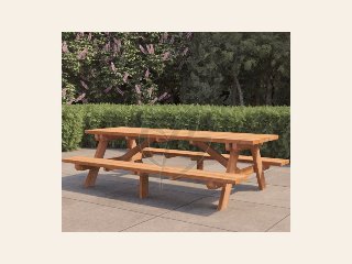 Hardhouten picknicktafel Giant