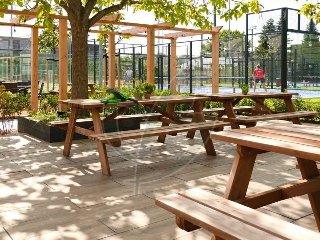 Hardhouten picknicktafel Comfort