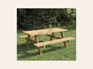 Picknicktafel Excellent 220 cm vuren gedroogd, groen geïmpregneerd