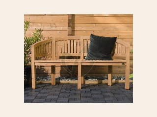 Teak buiten / tuin bank Banana 150 cm
