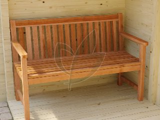 Hardhouten tuinbank Nice