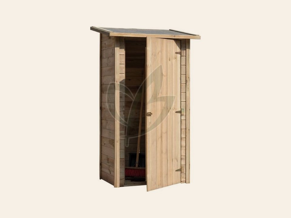 Tuinkast Veluwe vuren groen geïmpregneerd incl. dakleer