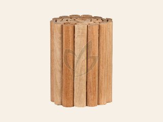 Hardhouten rolborder 30 x 180 cm ½Ø5 cm