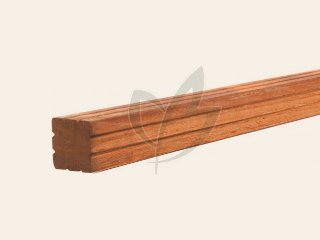 Hardhouten paal geschaafd 65 x 65 mm