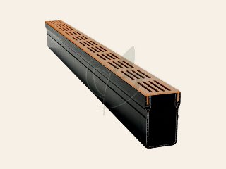 Garden Drain watergoot 100 / 65 cm
