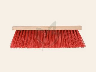 Bezem rood 28cm tt