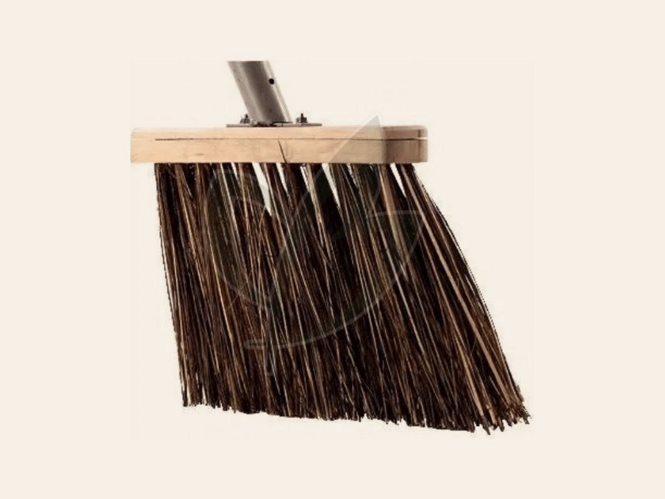 Bedrijfsbezem bruin 31cm