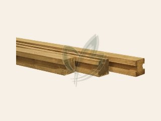 Grenen sleufpaal 8,8 × 8,8 × 270 cm geïmpregneerd
