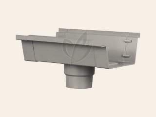 Bakgoot Lijmuitloop Ø 125 mm
