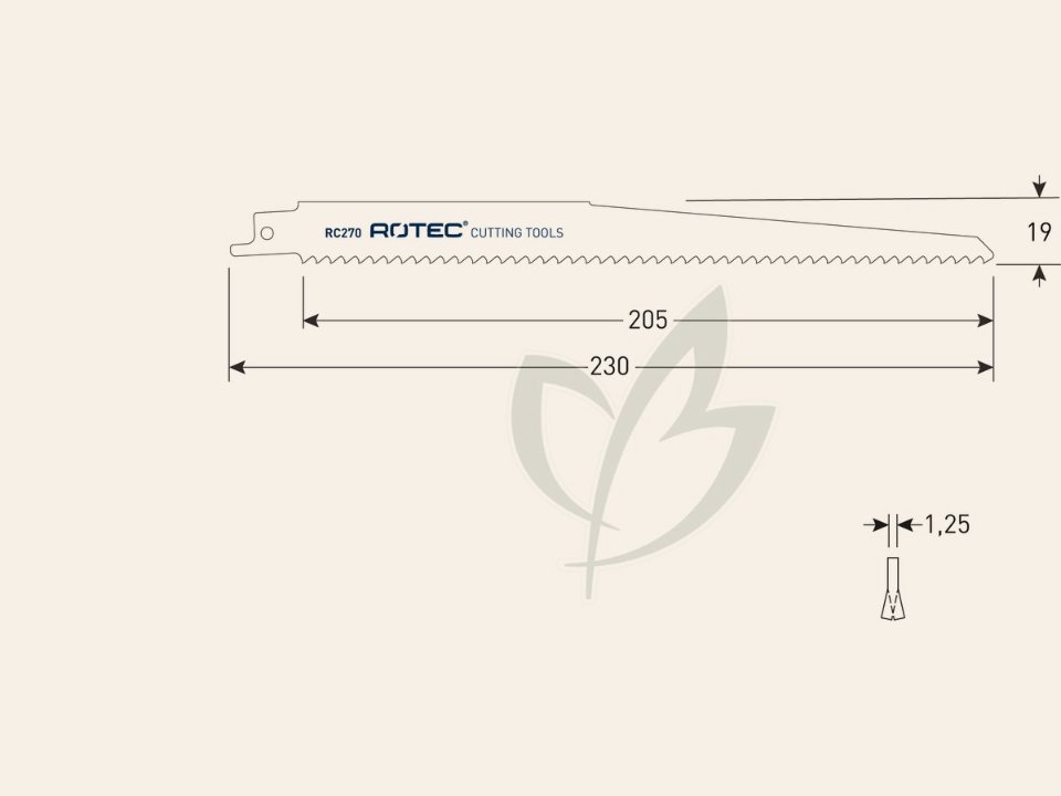 Reciprozaagblad RC270
