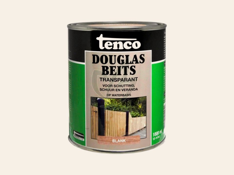 Douglasbeits, transparant Blank