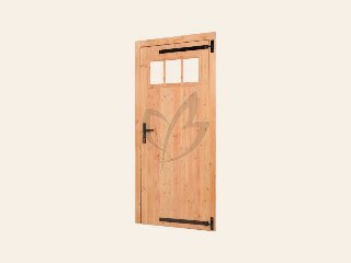 Douglas enkele klampdeur met raam 100 x 205 cm