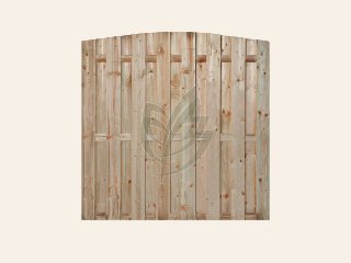 Scherm Geïmpregneerd Toog 15-planks 180 × 180 cm (15mm)