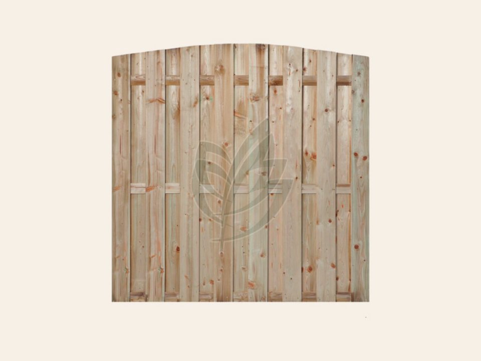 Scherm Geïmpregneerd Toog 15-planks 180 × 180 cm (15mm)