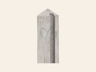 Betonpalen Grijs met Diamantkop