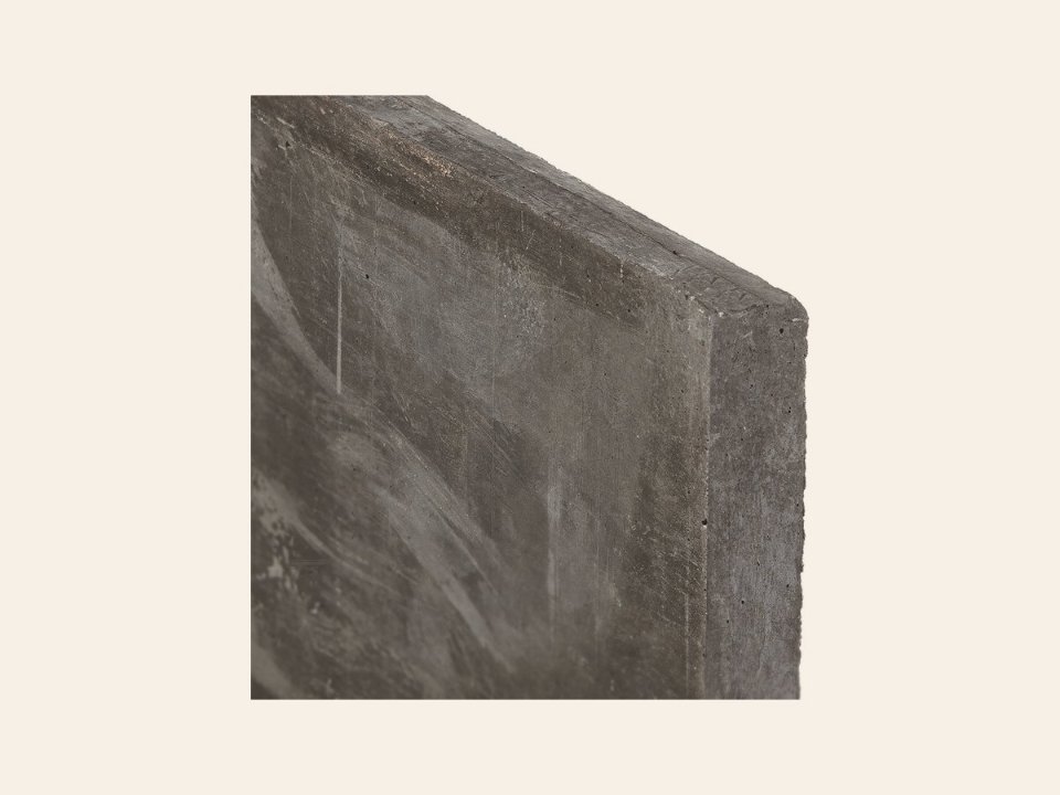 Berton©-onderplaat antraciet H24 x D3,5 x L180 cm