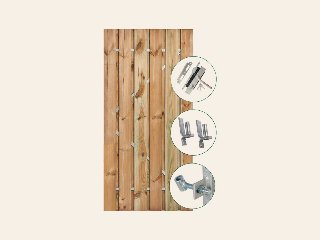 Tuindeur Privacy grenen 90cm