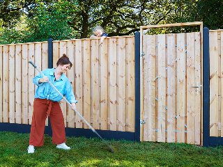 Berton©-paal IJssel antraciet diamantkop 10 × 10 × 280 cm kabeldoorvoer