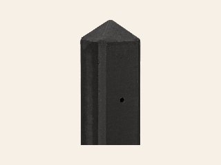 Berton©-paal Amstel LG antraciet gecoat diamantkop 10 × 10 × 280 cm tussenmodel
