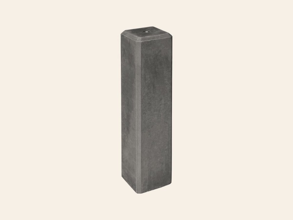 Berton© betonpoer 15,0 × 15,0 × 60,0 cm, antraciet, M16-bus