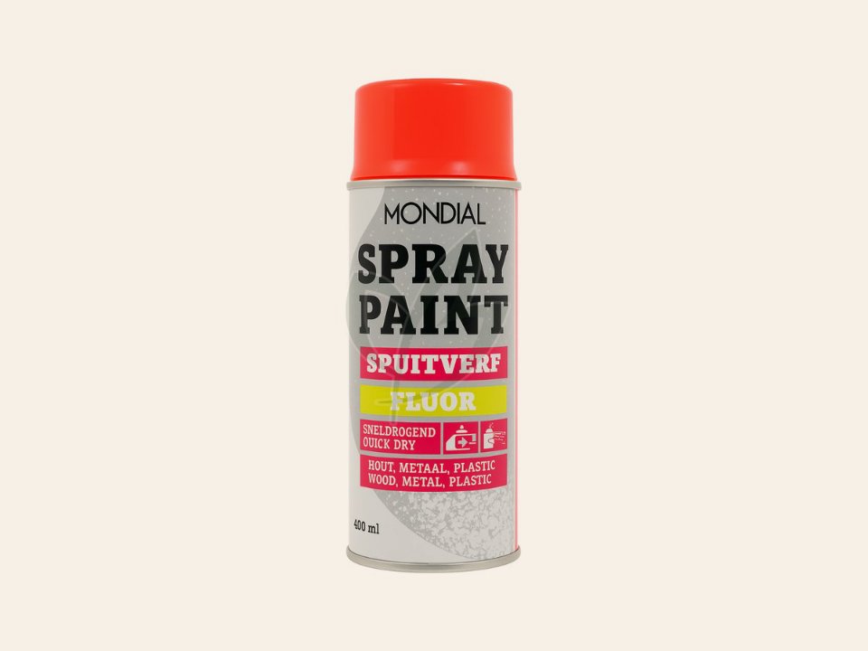 Mondial Spray Paint Fluor Orange 400 ml