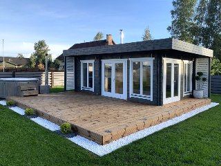 Sauna huis Kristinestad, 70 mm, onbehandeld
