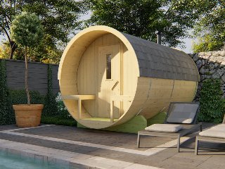 SaunabarrelØ205 × 350cm38mmvuren