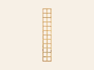 Trellis recht, lamel 1,3 × 2,5 cm grenen groen geïmpregneerd H180 x B30 cm
