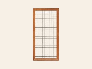 Gaaselement vuurverzinkt maaswijdte 7,5 × 7,5 cm met robuust kader hardhout 4,4 × 6,8 cm H180 x B90 cm