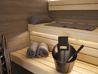 Sauna accessoire Harvia door Luhta saunakussen 22,0 × 40,0 cm grijs